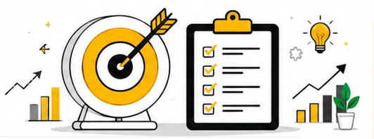 planningPractise – Target and Checklist illustration